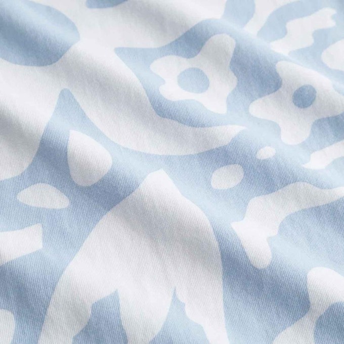 T-shirt stockholm Wonky beach - Skyway blue from Brand Mission