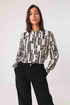 Asune blouse - small brush print from Brand Mission