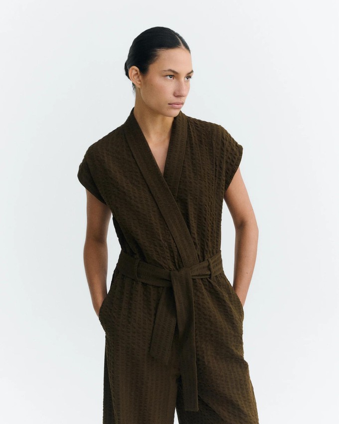 Malawi jumpsuit - brown from Brand Mission