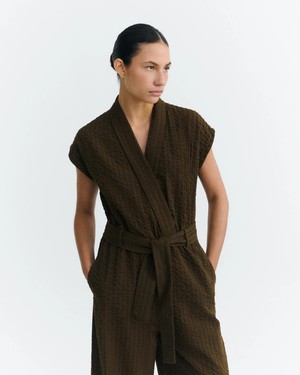 Malawi jumpsuit - brown from Brand Mission