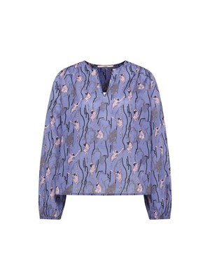Blouse - monkey blue from Brand Mission