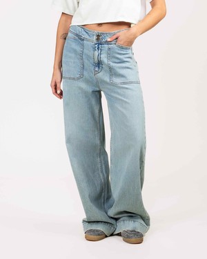 Farrah worker jeans - steel blue from Brand Mission