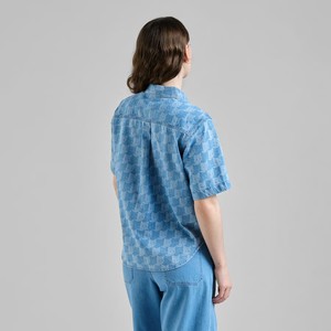 Stensvik denim blouse cats - light blue from Brand Mission