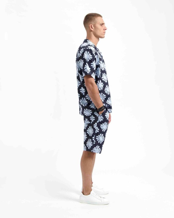 Robby shirt printed - midnight blue from Brand Mission
