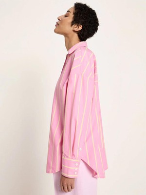 Gestreepte blouse - bright orchid sun from Brand Mission