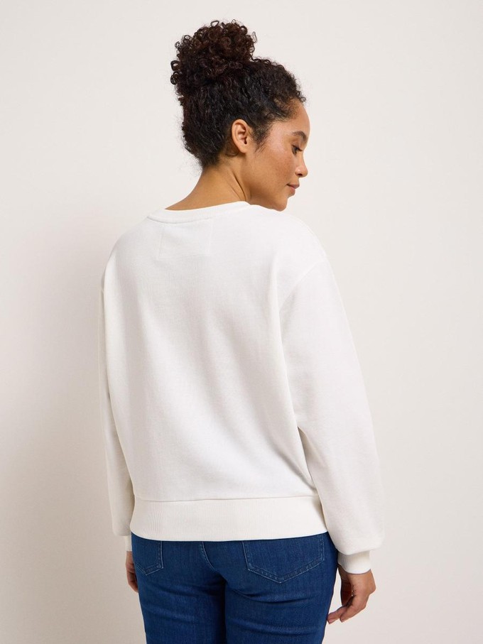 Sweatshirt Sun - Off white/Aqua from Brand Mission