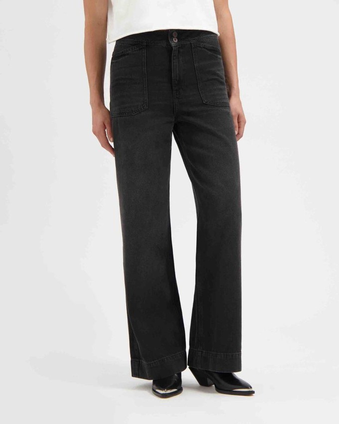 Farrah worker jeans - smokey noir from Brand Mission