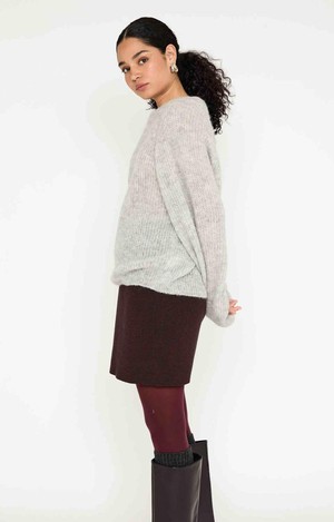 Medea trui - grey melange from Brand Mission