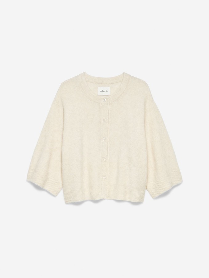 Caroline cardigan - Celadon from Brand Mission