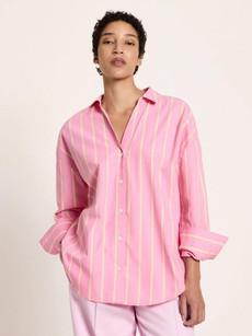 Gestreepte blouse - bright orchid sun via Brand Mission