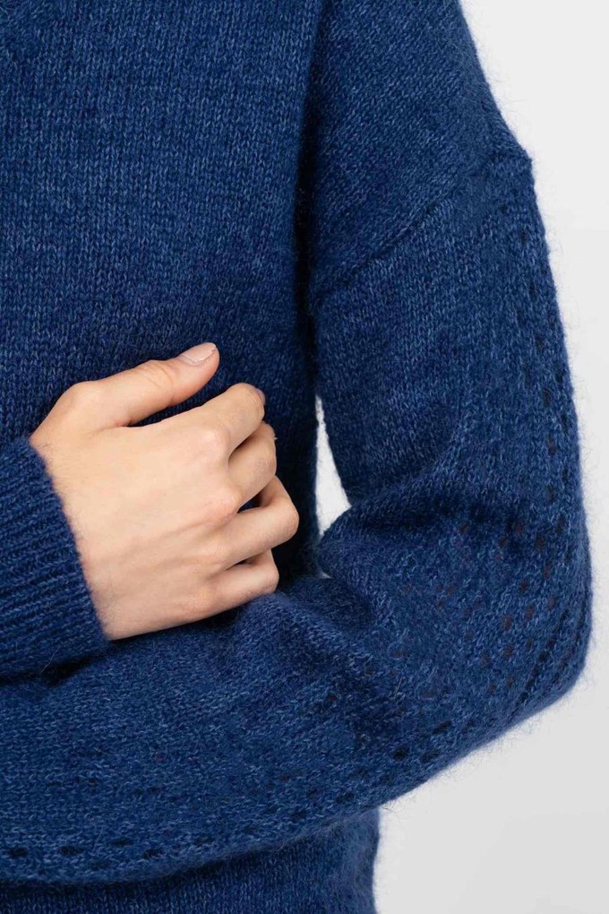 Moore trui - bright blue from Brand Mission