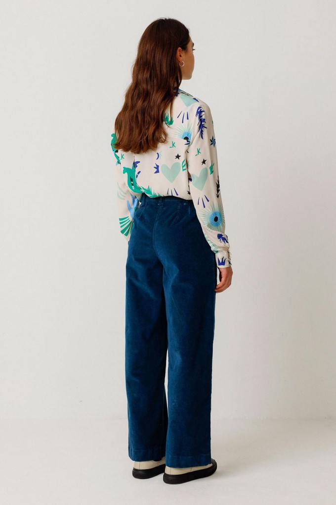 Iarza broek - Ocean Blue from Brand Mission