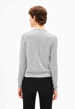 Ophaliaa vest - light grey melange from Brand Mission