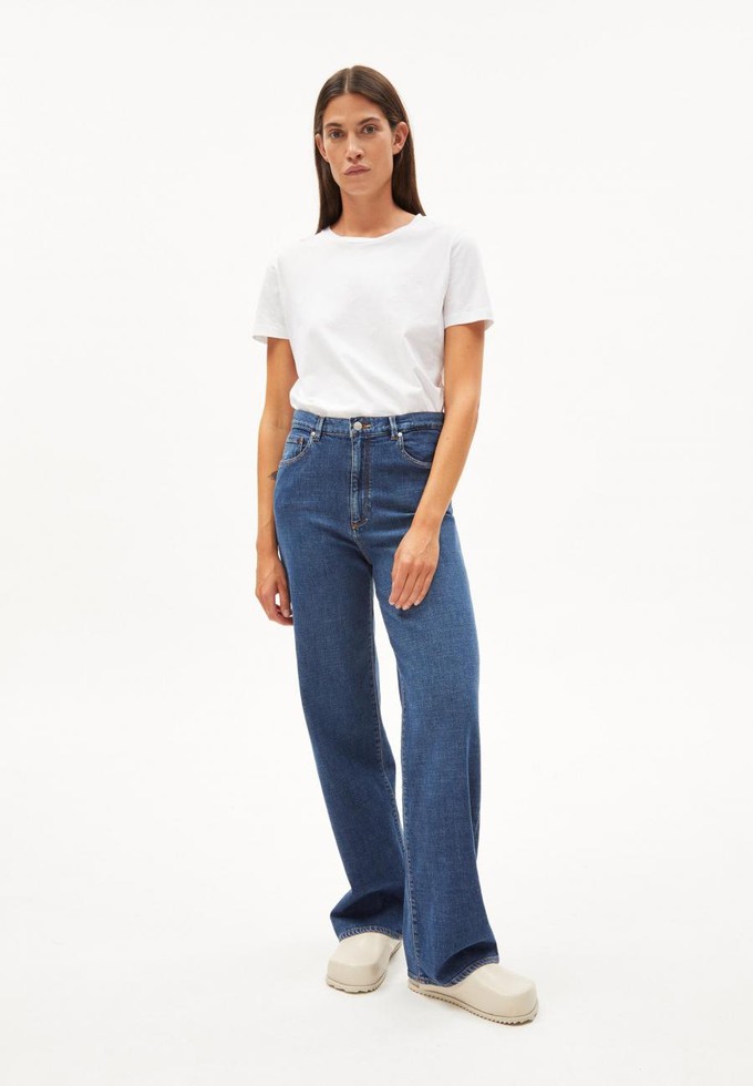 Enijaa jeans - hemp/ true mid blue from Brand Mission Enijaa jeans - hemp/ true mid blue from Brand Mission