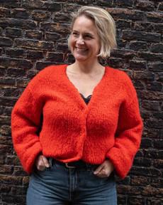 La Linda vest- papaver via Brand Mission