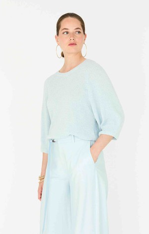 Kaoru sweater - ash mint from Brand Mission