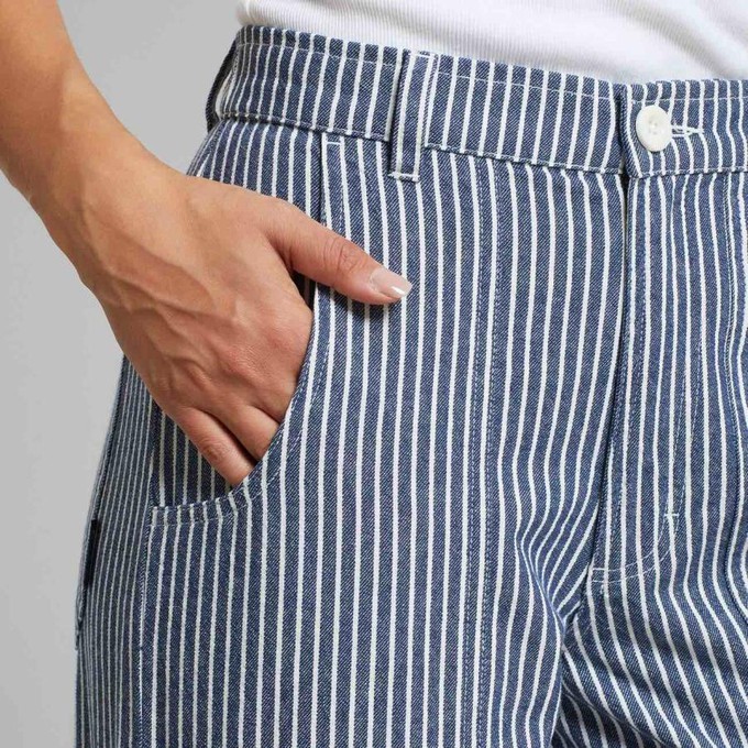 Vara workers broek - stripe blue from Brand Mission