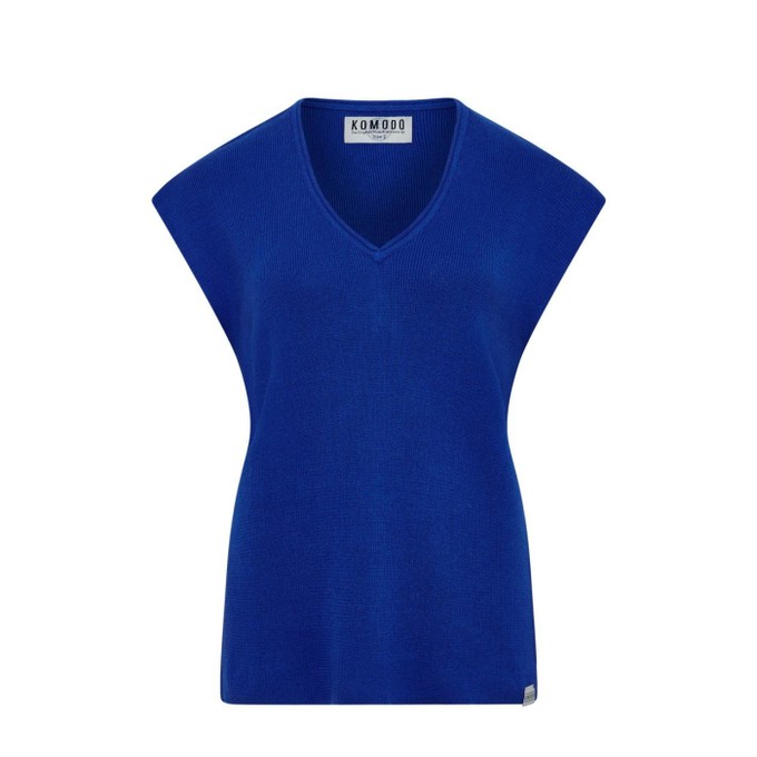 Polly top - sapphire blue from Brand Mission