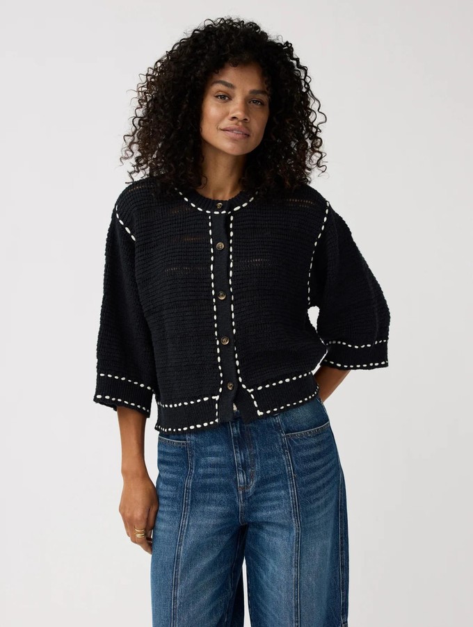 Caroline cardigan - wool white from Brand Mission