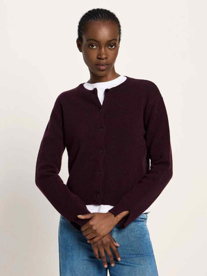 Boxy vest - bordeaux from Brand Mission
