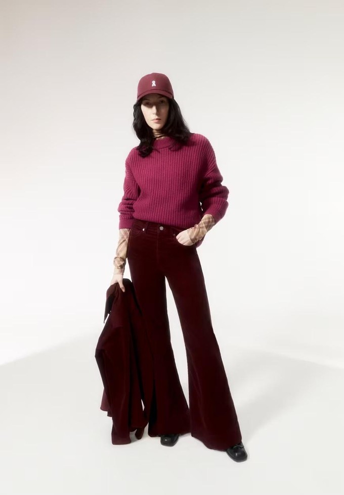 Murliaa corduroy broek - cranberry from Brand Mission Murliaa corduroy broek - cranberry from Brand Mission