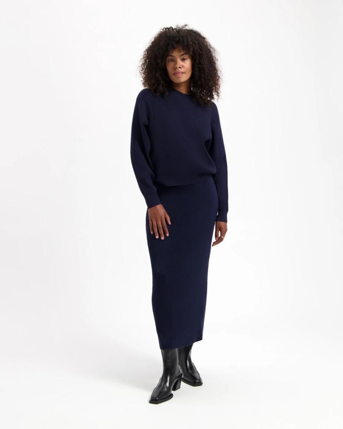 Keira skirt - dark navy from Brand Mission