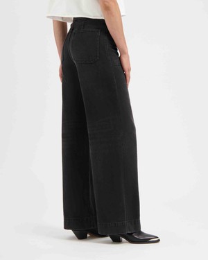 Farrah worker jeans - smokey noir from Brand Mission