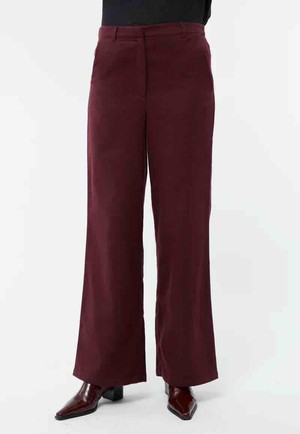 Beatrice broek - burgundy from Brand Mission