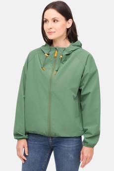 Packby regenjas - hedge green via Brand Mission