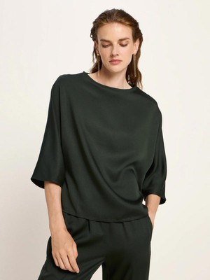 Top 3/4 mouw tencel - forest from Brand Mission