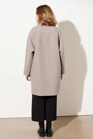 Pennfield II wollen jas - taupe from Brand Mission