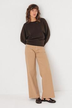 Ibar trui - dark brown via Brand Mission