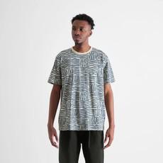 T-shirt stockholm Wave - Tiles blue via Brand Mission
