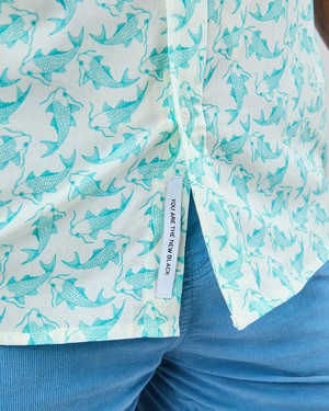 Koi Fish Printed Shirt from Brava Fabrics