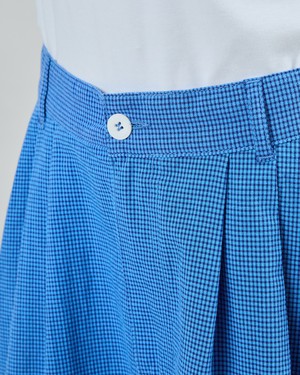 Checks Midi Skirt Blue from Brava Fabrics