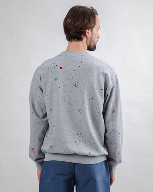 Splash Paint Sweatshirt Grey from Brava Fabrics