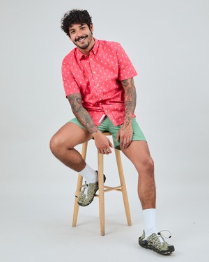 Magnum Flamingo Printed Shirt from Brava Fabrics