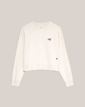 Fugu Ecru Sweatshirt from Brava Fabrics