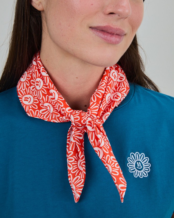 Asis Percales Daisy Cotton Scarf from Brava Fabrics