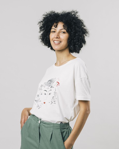 Flower Face T-Shirt from Brava Fabrics