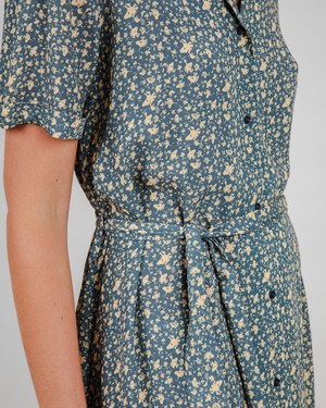Peanuts Woodstock Long Dress Navy from Brava Fabrics