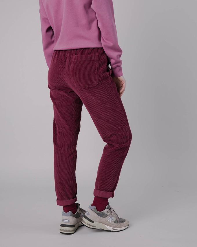 Patch Pocket Corduroy Pants Prune from Brava Fabrics