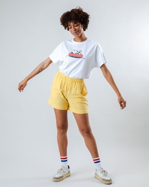 Bubble Roxy Short Yellow from Brava Fabrics
