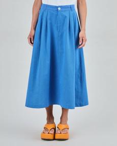Checks Midi Skirt Blue via Brava Fabrics