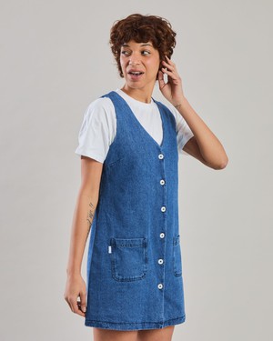 Washed Denim Short Dress Blue from Brava Fabrics