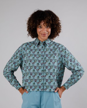 Spring Boxy Blouse Blue from Brava Fabrics Spring Boxy Blouse Blue from Brava Fabrics