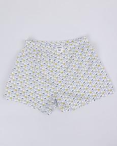 Peanuts Everybody's in a Hurry Boxer White via Brava Fabrics
