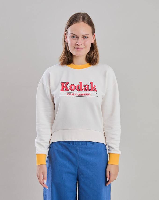 Kodak Retro FIlm Sweatshirt W Ecru from Brava Fabrics