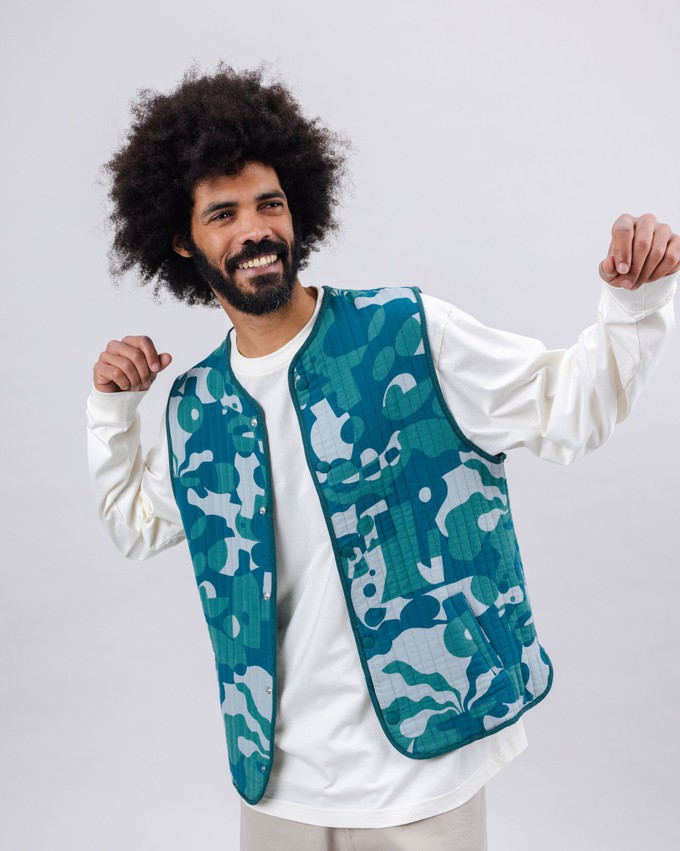 Sobremesa Quilt Vest from Brava Fabrics