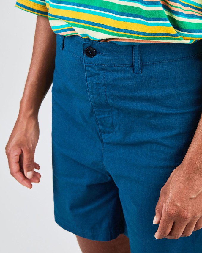 High Waist Shorts Blue from Brava Fabrics